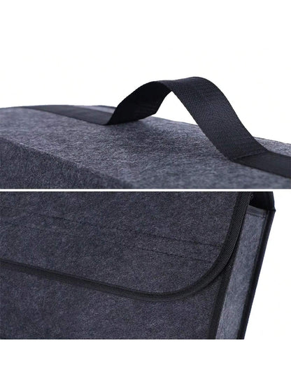 Dark Gray Car Trunk Felt Storage Bag Three Sizes To Choose From Car Felt Storage Box Car Storage Bag Enlarged And Thickened Soft Felt Storage Box Household Storage Box Car Storage Box Neatly Stored Mi