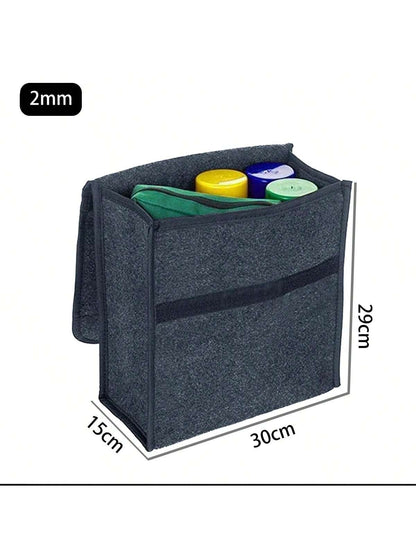 Dark Gray Car Trunk Felt Storage Bag Three Sizes To Choose From Car Felt Storage Box Car Storage Bag Enlarged And Thickened Soft Felt Storage Box Household Storage Box Car Storage Box Neatly Stored Mi