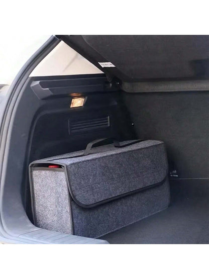 Dark Gray Car Trunk Felt Storage Bag Three Sizes To Choose From Car Felt Storage Box Car Storage Bag Enlarged And Thickened Soft Felt Storage Box Household Storage Box Car Storage Box Neatly Stored Mi
