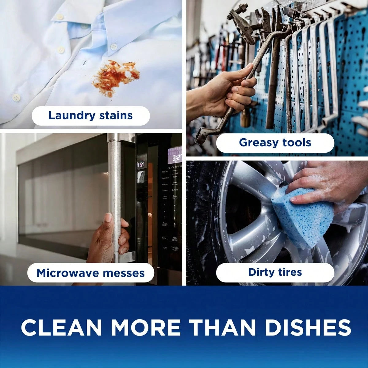 DAWN 2026 New 3 Pack Dish Soap, 7.5 FL OZ Original Scent Liquid Dishwashing Detergent, Powerful Grease Removing Kitchen Tableware Cleaning Liquid For Daily Home Use