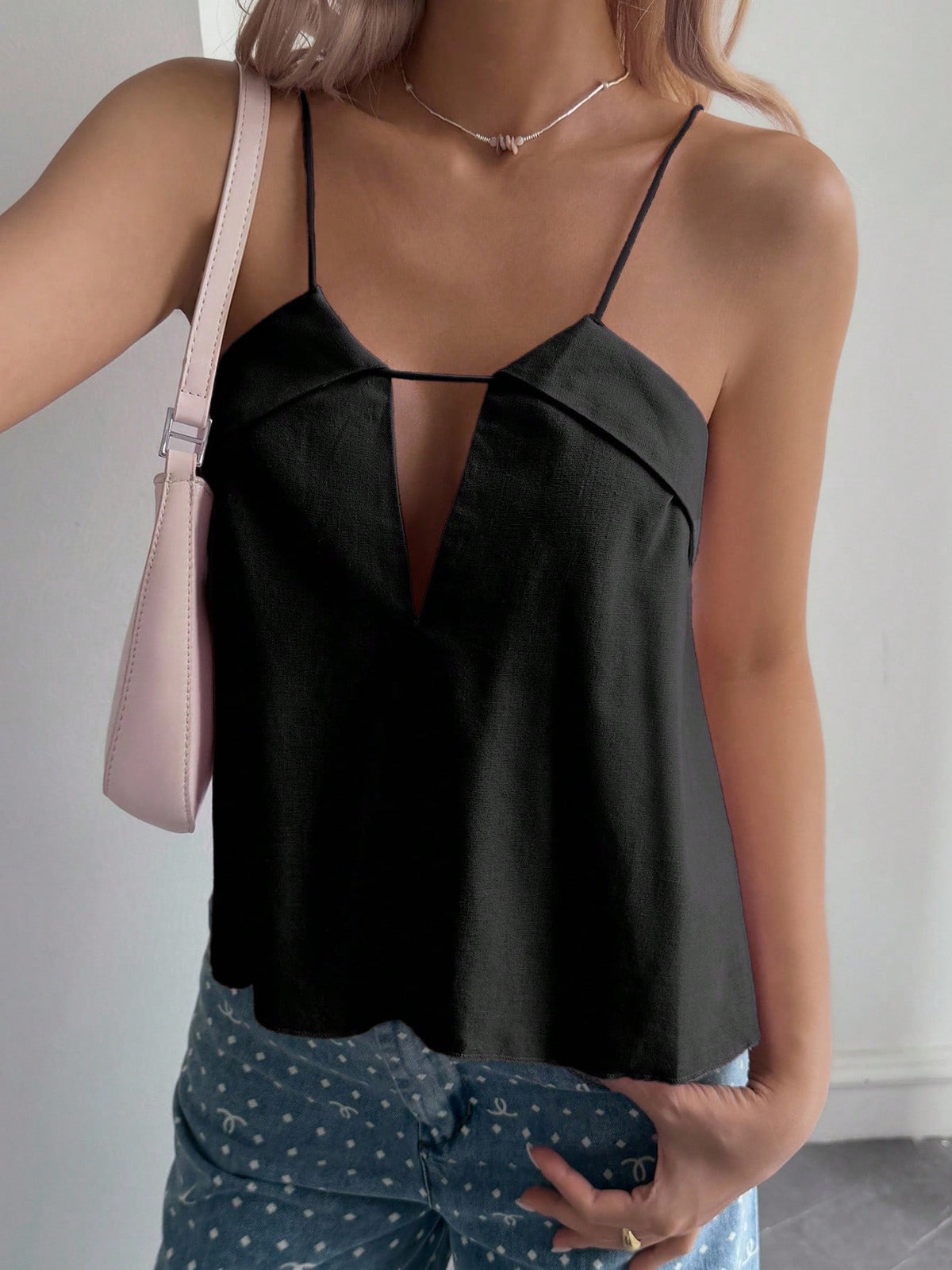 DAZY Women's Casual Sleeveless Camisole, Sexy & Comfortable For Summer Y2k Halter Top