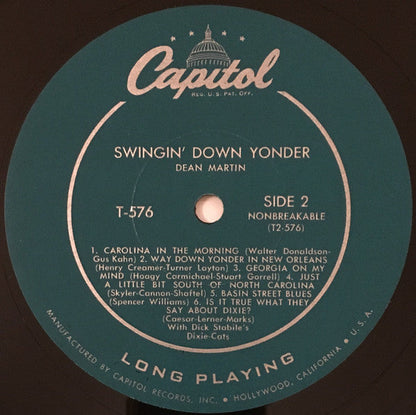 Dean Martin - Swingin' Down Yonder (1955 MONO)