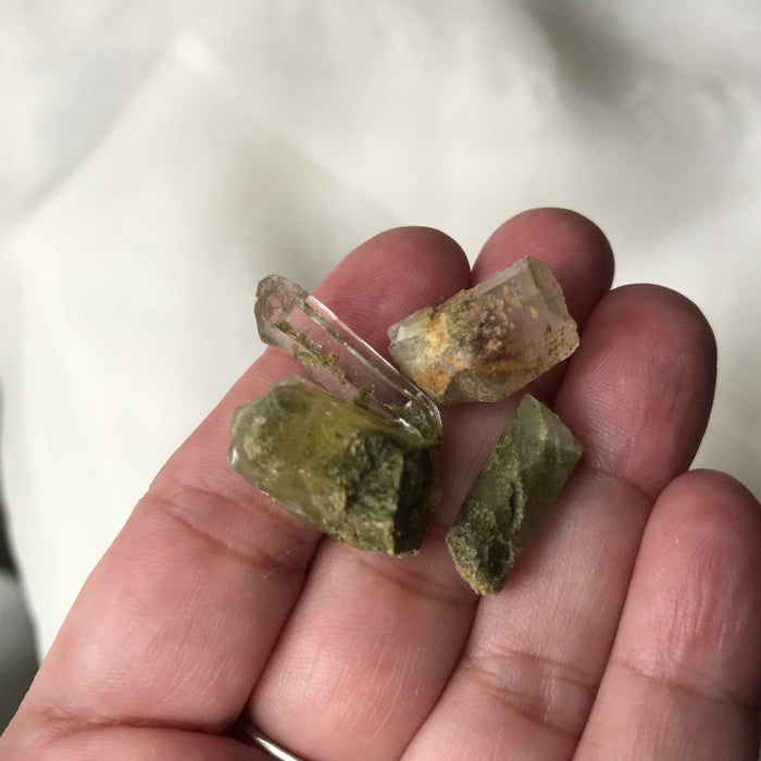 Delphi Oracle Quartz Crystal pieces