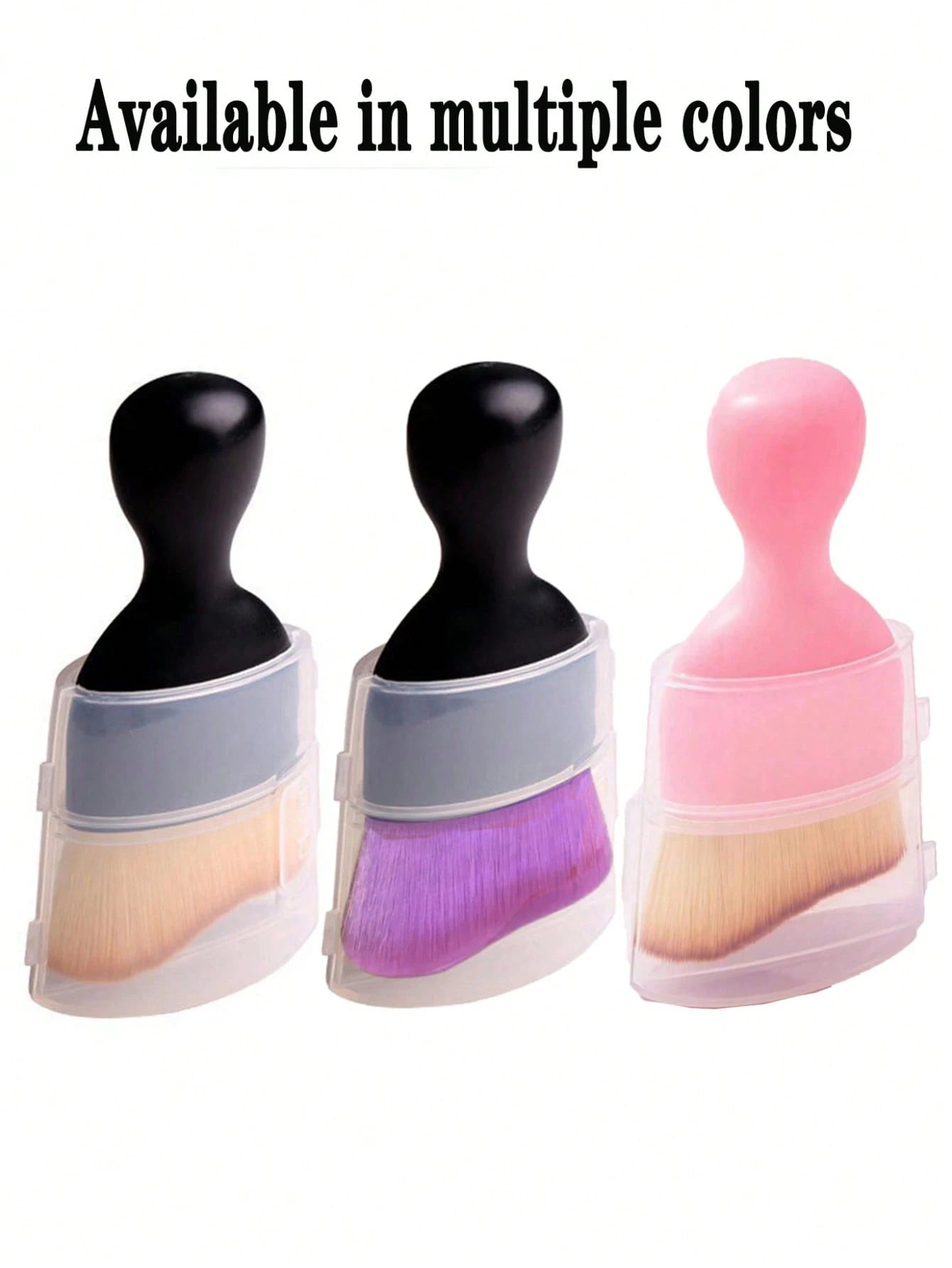 Detailing Brush,1pc Car Interior Crevice Duster, Short Bristle Brush With Storage Box, Makeup Brush, Suitable For Cleaning Air Conditioning Vents, Auto Cleaning Tool, Makeup Sponge