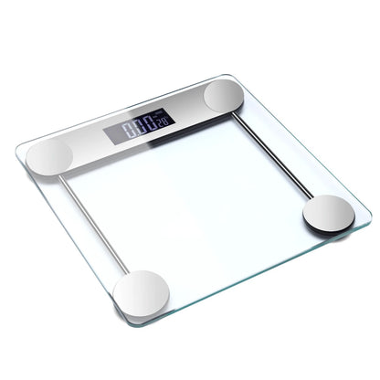 Digital Scales For Body Weight, Accurate Bathroom Scales With Large LED Display, Digital Weighing Machine, High Precision Measurements, 400 Pounds, Sturdy Clear Glass With Sturdy Base, Instant On And