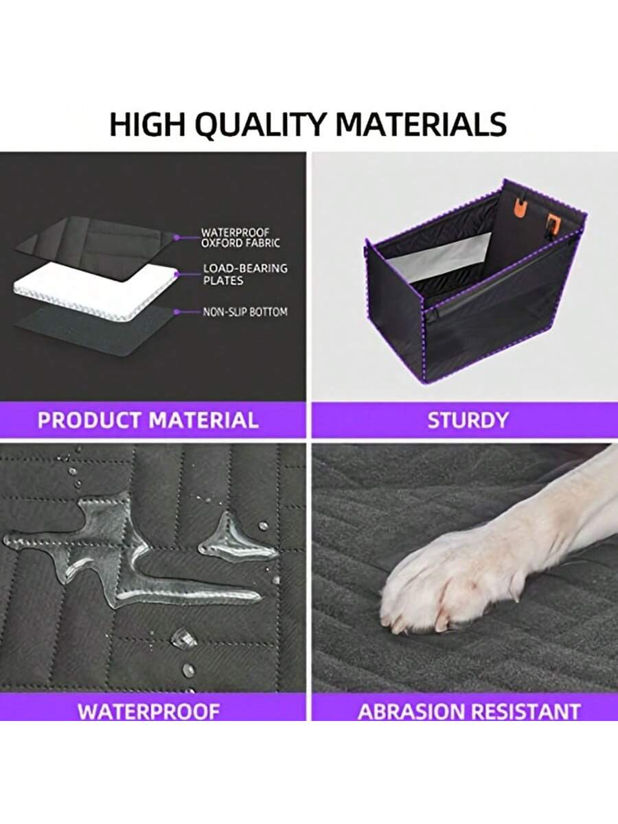 Dog Car Seat For Medium Dogs,Back Seat Extender For Dogs,Large & Small Dog Car Seat Cover For Back Seat, Dog Hammock For Car Back Seat Dog Bed Mattress,Pet Car Seat For Car SUV Truck