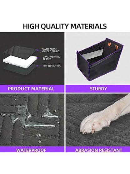 Dog Car Seat For Medium Dogs,Back Seat Extender For Dogs,Large & Small Dog Car Seat Cover For Back Seat, Dog Hammock For Car Back Seat Dog Bed Mattress,Pet Car Seat For Car SUV Truck