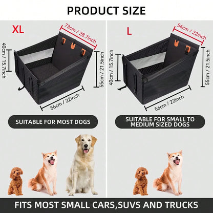 Dog Car Seat For Medium Dogs,Back Seat Extender For Dogs,Large & Small Dog Car Seat Cover For Back Seat, Dog Hammock For Car Back Seat Dog Bed Mattress,Pet Car Seat For Car SUV Truck