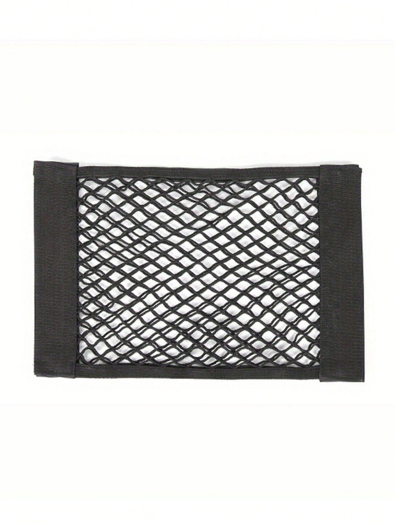 Double-Layer Elastic Mesh Hook And Loop Storage Bag, Using High-Quality Mesh Materials To Maximize The Double-Layer Mesh Pocket Bag For Car Trunk Storage, Car Trunk Storage Mesh Pocket