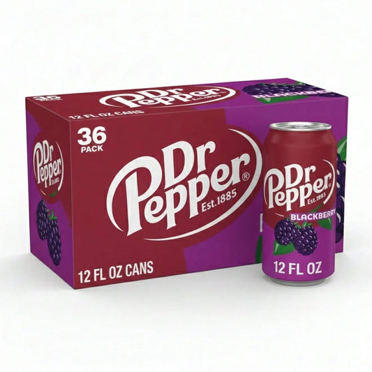Dr Pepper Soda Pop, 12 Fl Oz Cans, 36 Pack