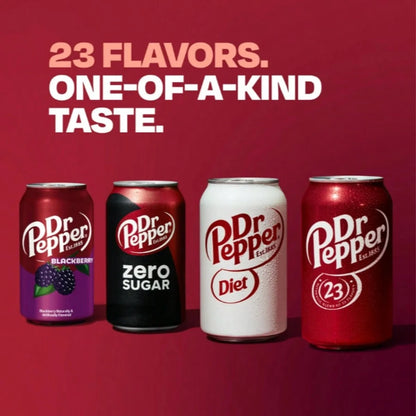 Dr Pepper Soda Pop, 12 Fl Oz Cans, 36 Pack