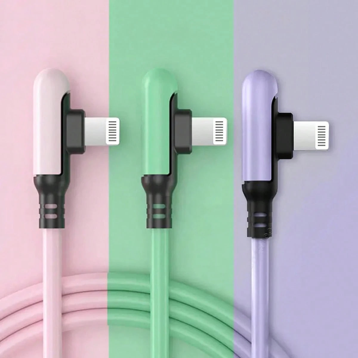 Durcord 1.8m/5.9ft/70.8in [MFi Certified] Extra Long Charging Cable, Multi-Color USB Fast Charging Cable, Liquid Silicone Data Cable, Compatible With IPhone 13/12/11 Pro Max/XS Max/XR/XS/X/8/7 Plus