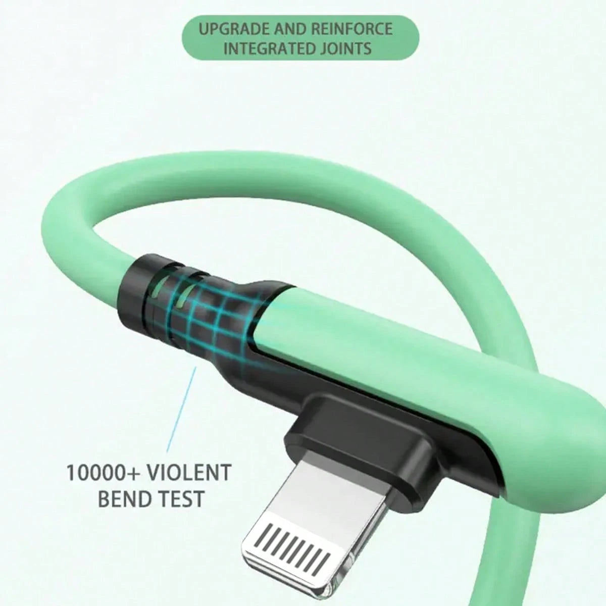 Durcord 1.8m/5.9ft/70.8in [MFi Certified] Extra Long Charging Cable, Multi-Color USB Fast Charging Cable, Liquid Silicone Data Cable, Compatible With IPhone 13/12/11 Pro Max/XS Max/XR/XS/X/8/7 Plus