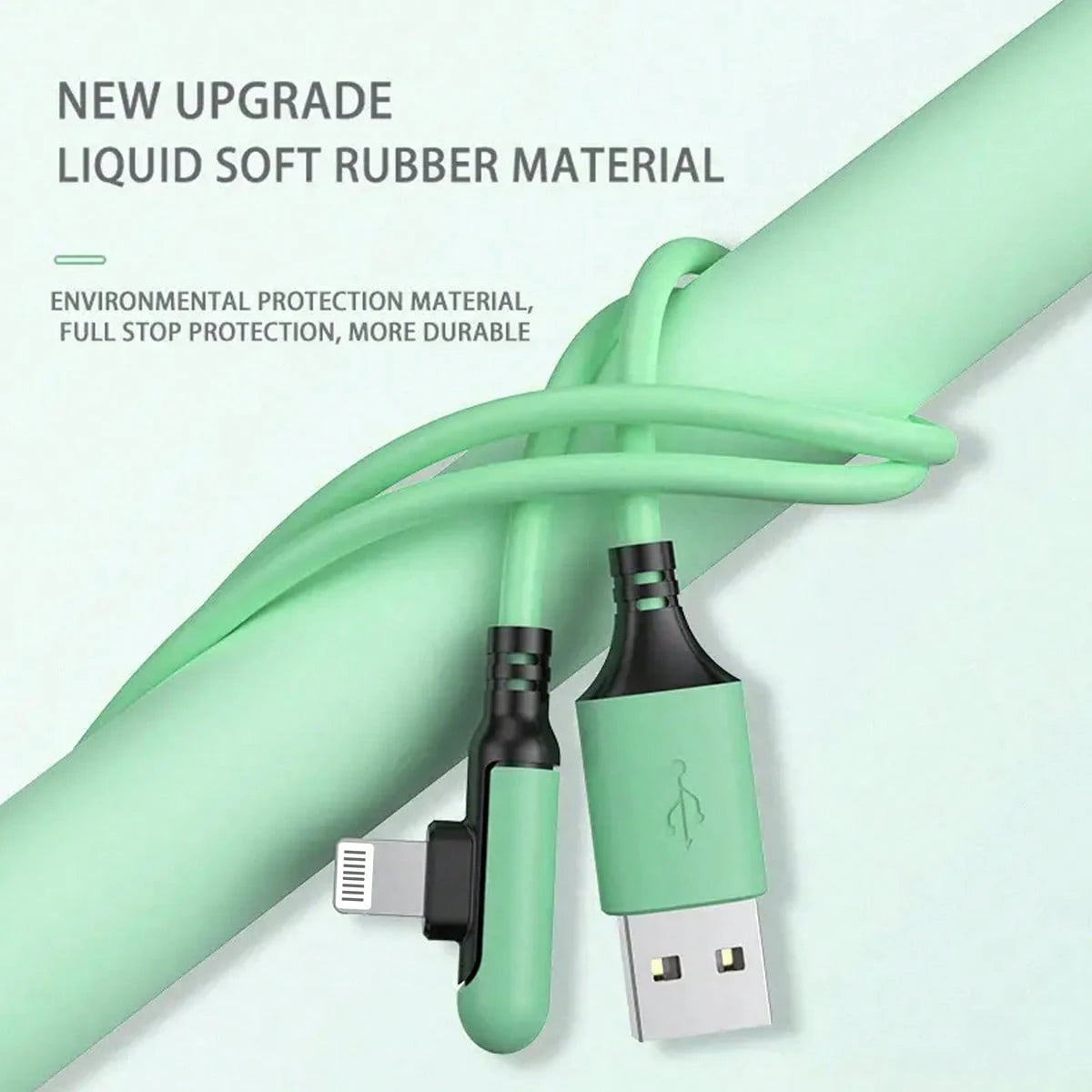 Durcord 1.8m/5.9ft/70.8in [MFi Certified] Extra Long Charging Cable, Multi-Color USB Fast Charging Cable, Liquid Silicone Data Cable, Compatible With IPhone 13/12/11 Pro Max/XS Max/XR/XS/X/8/7 Plus
