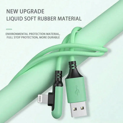 Durcord 1.8m/5.9ft/70.8in [MFi Certified] Extra Long Charging Cable, Multi-Color USB Fast Charging Cable, Liquid Silicone Data Cable, Compatible With IPhone 13/12/11 Pro Max/XS Max/XR/XS/X/8/7 Plus