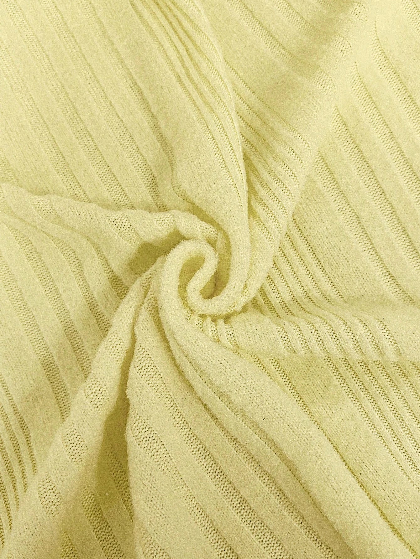 Easowa Women Pale Yellow Ribbed Mid-Length Pencil Dress, Casual Summer Brunch Breakfast Daytime Outfits, Business Office Wear, Teacher Back To School Style