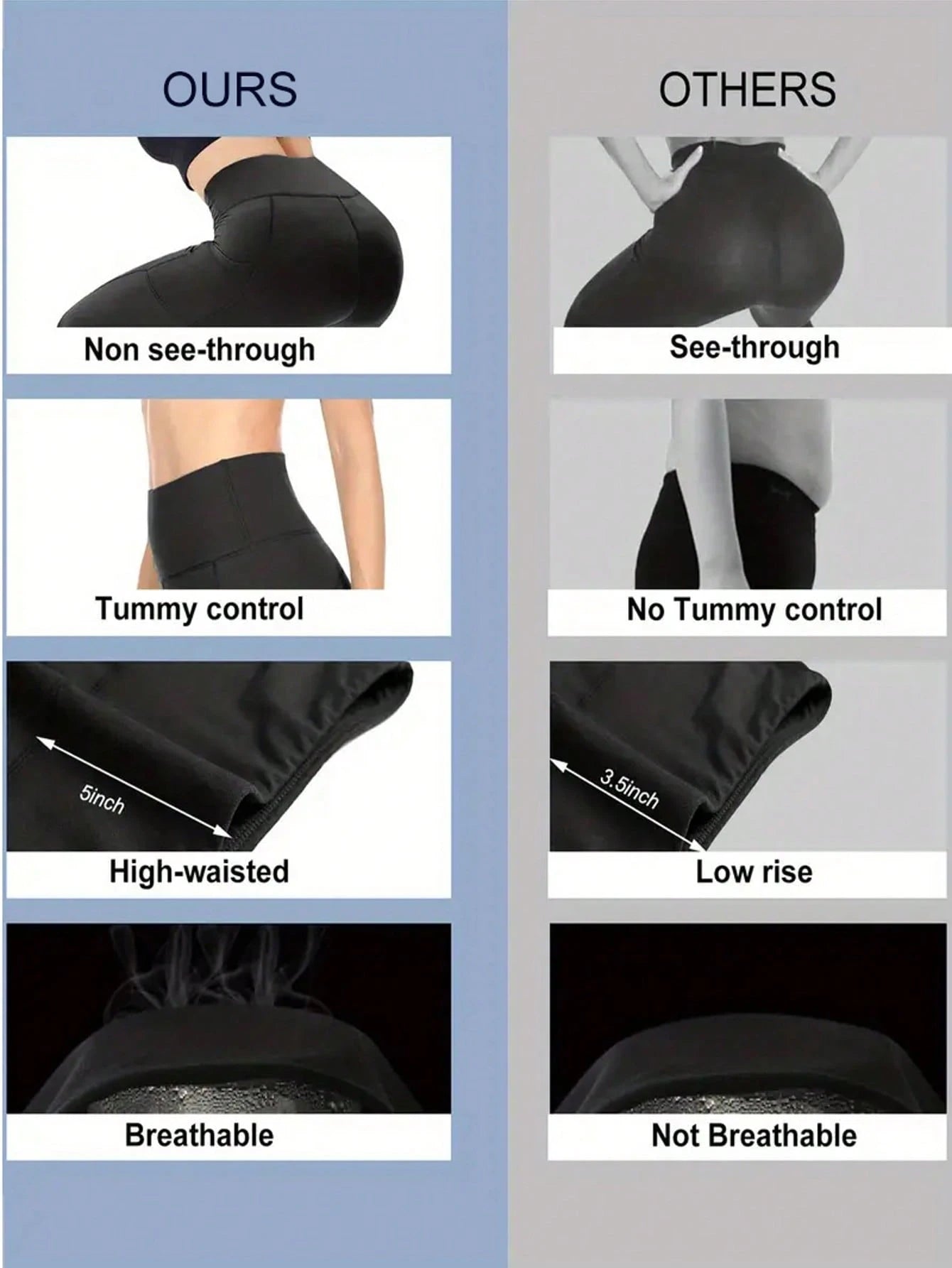 EBIOSVE 5Pcs Women Yoga Shorts With Pockets, High Waist Tummy Control Workout Shorts, Breathable Compression Athletic Shorts For Spring Summer Exercise, Athleisure