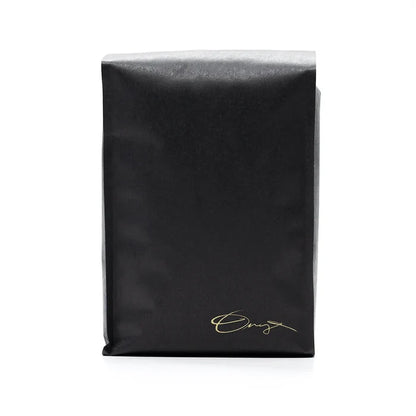Close up of Onyx Eclipse packaging with a gold signature and large ONYX branding