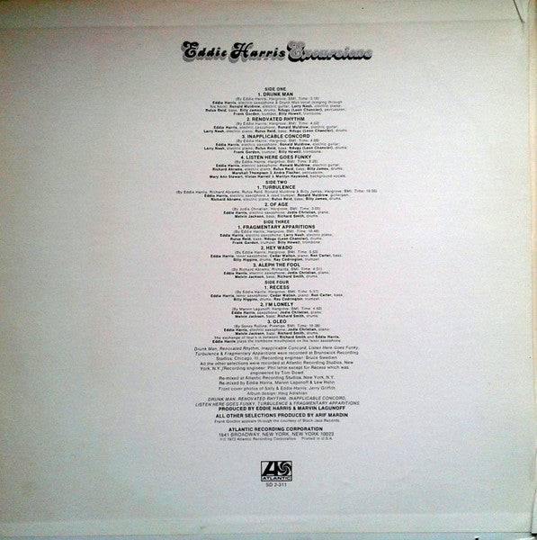 Eddie Harris - Excursions