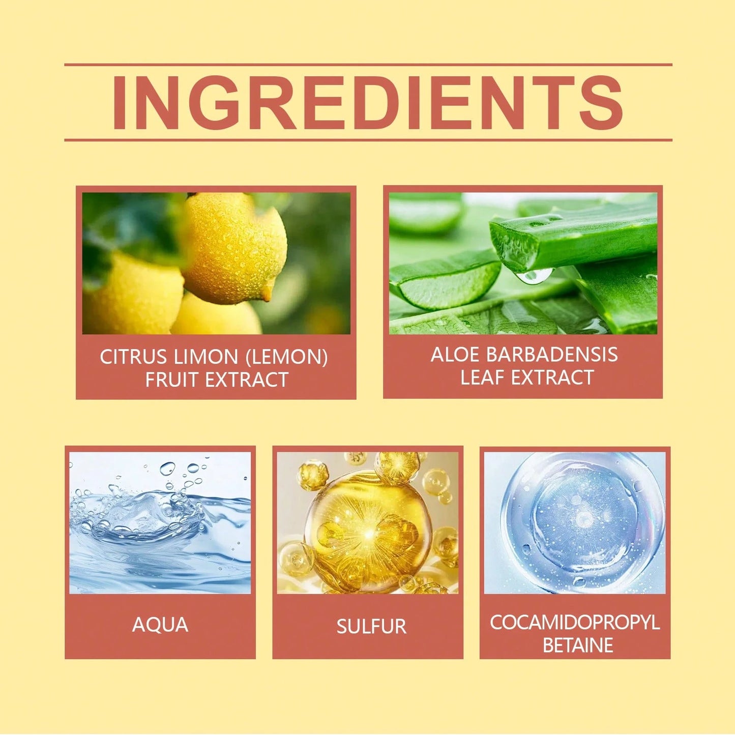 EELHOE 100ml Sulfur Body Wash| Soothing Aloe Vera & Lemon Extract Shower Gel| Gentle Deep Pore Cleansing & Moisturizing| For Dry, Rough & Bumpy Skin, Refreshing Summer Body Care,Skin Care,Travel Es