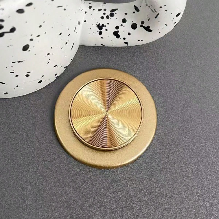 Electroplated Solid Color Magnetic Holder Stand, Stable Desktop Stand Suitable For Phone Telescopic Stand, Pop-Up Socket Phone Grip, Phone Accessories, Phone Decor, Phone Essentials, Phone Pull-Out St