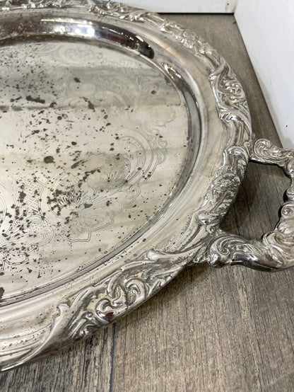 Elegance Silver Plated Tray