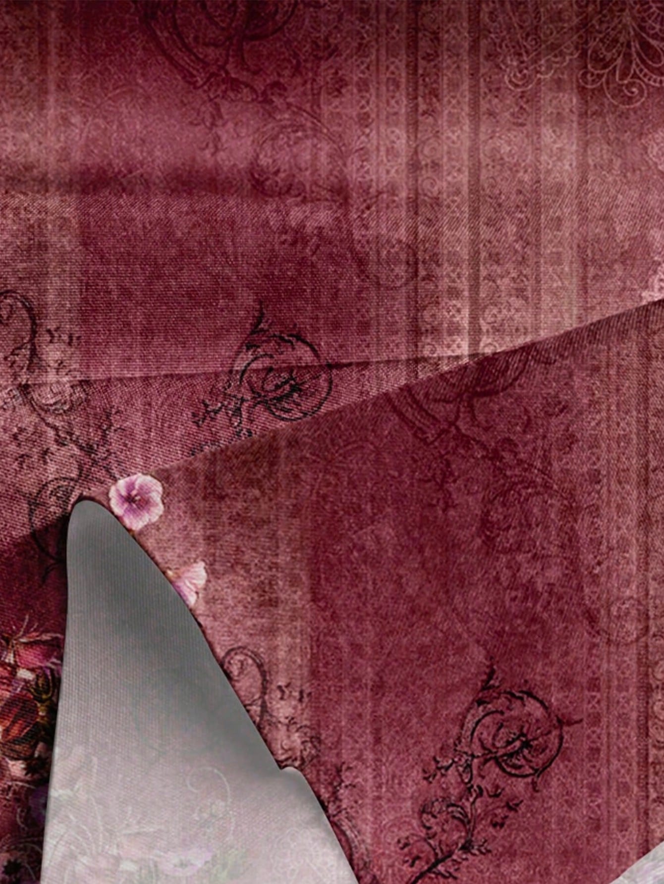 EMERY ROSE Women's Clothing Featuring Elegant Patterns. The Design Incorporates Pink Floral Motifs, Which Are Applied To A Summer-Style Vest-Style T-Shirt.