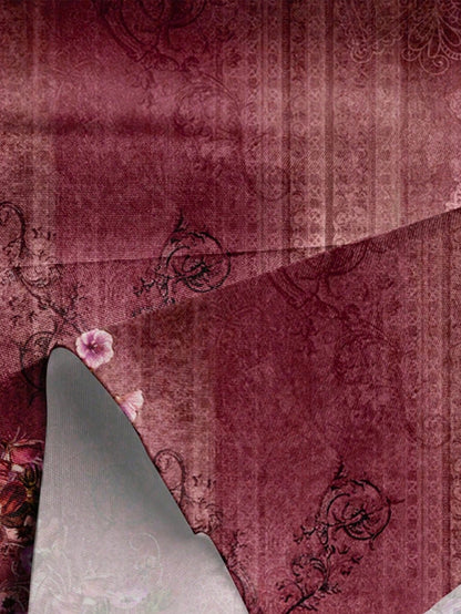 EMERY ROSE Women's Clothing Featuring Elegant Patterns. The Design Incorporates Pink Floral Motifs, Which Are Applied To A Summer-Style Vest-Style T-Shirt.