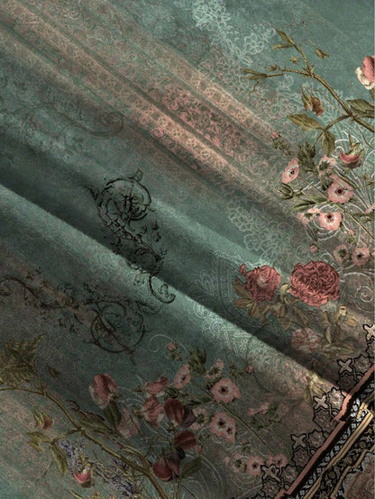 EMERY ROSE Women's Clothing Featuring Elegant Patterns. The Design Incorporates Pink Floral Motifs, Which Are Applied To A Summer-Style Vest-Style T-Shirt.
