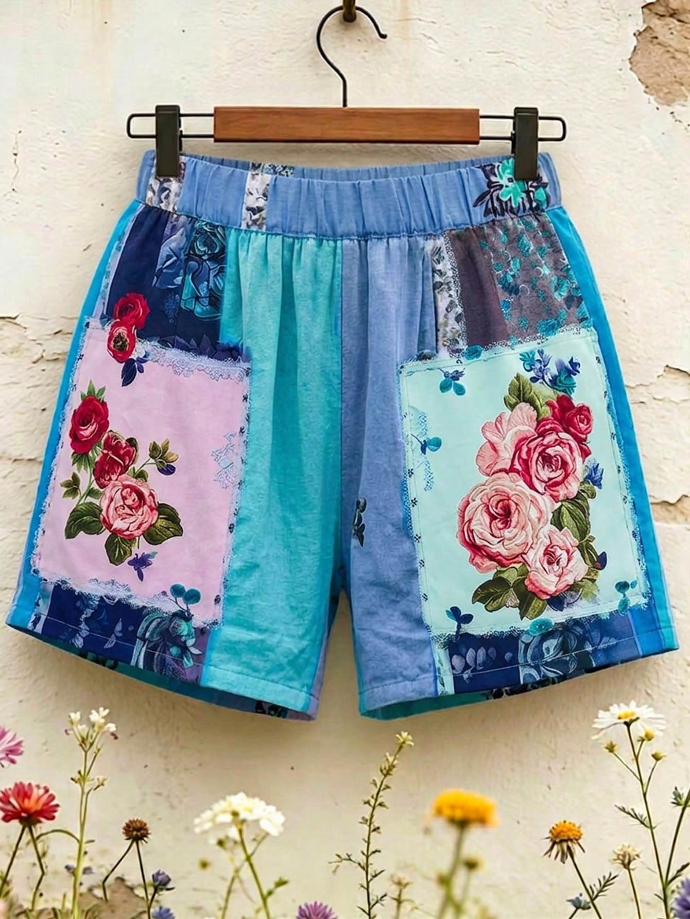 EMERY ROSE Women's Minimalist Vacation Printed Shorts