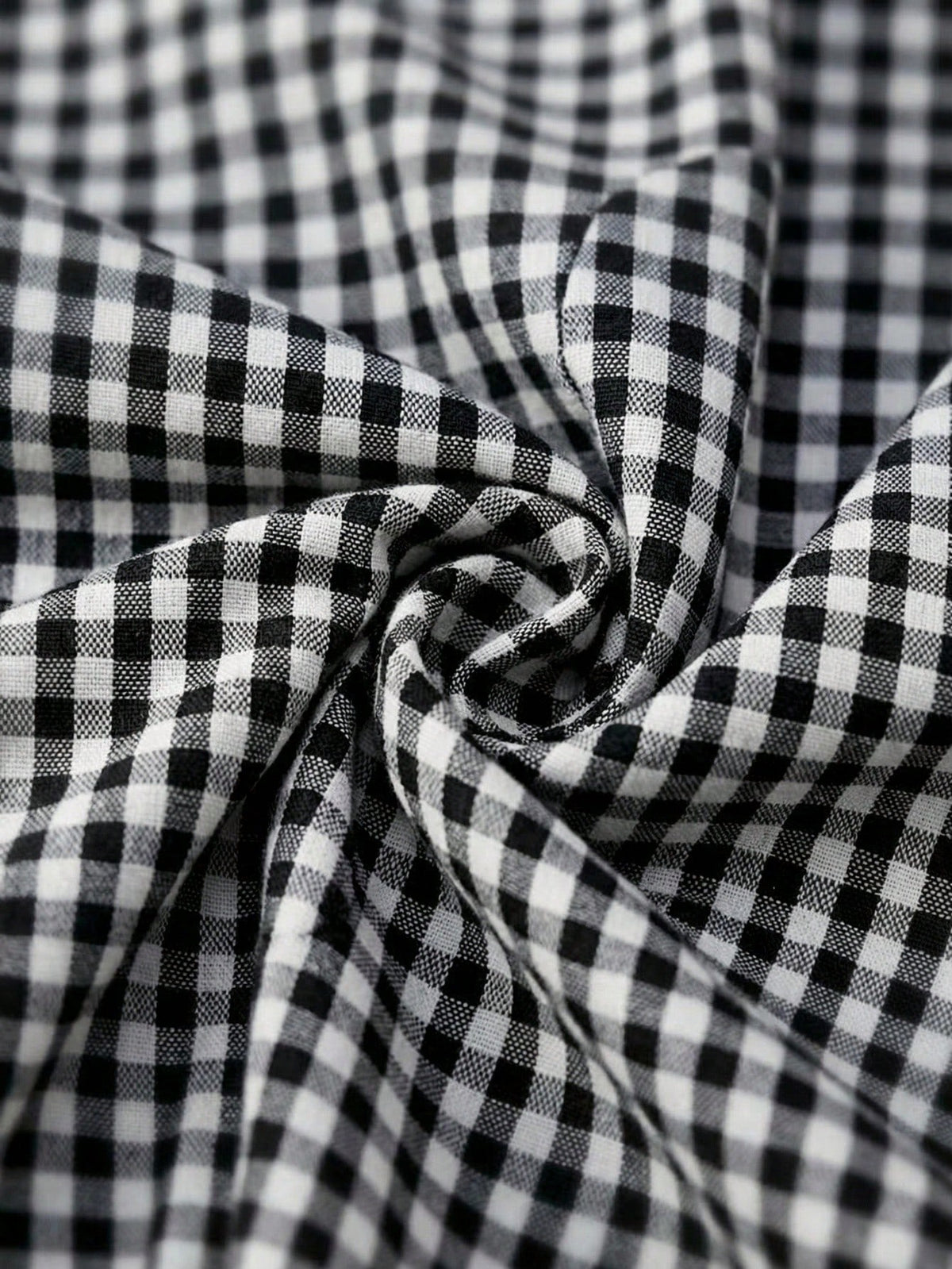 EMERY ROSE Women's Plaid Ruffle Hem Casual Versatile Daily Wear Pants Holiday Beach Black And White Checkered Summer