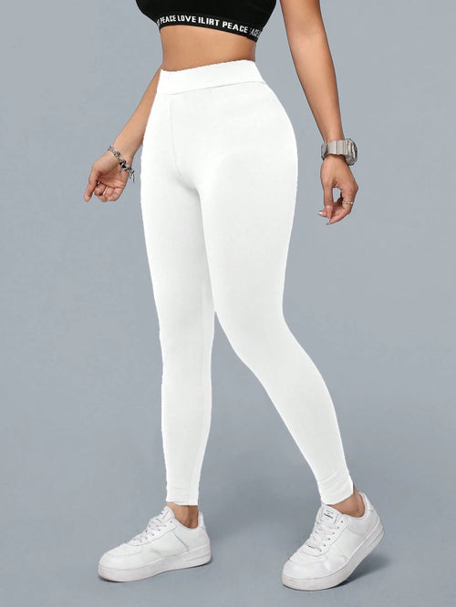 Essnce Casual Sports High Waist Long Leggings For Women, Yoga Pants, Autumn/Summer Suitable For Going Out Women's Sportswear
