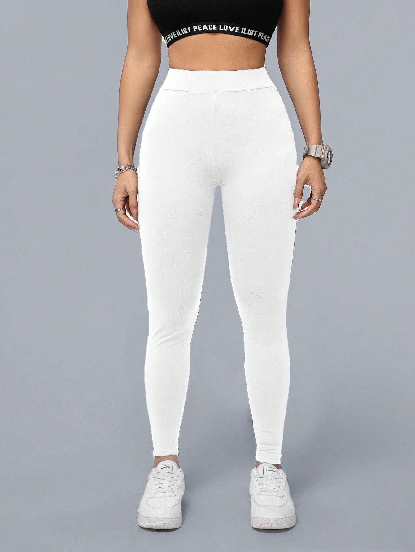 Essnce Casual Sports High Waist Long Leggings For Women, Yoga Pants, Autumn/Summer Suitable For Going Out Women's Sportswear