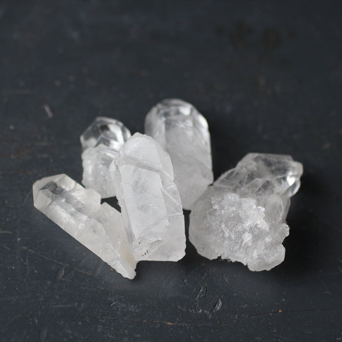 Etched Lemurian Shift Quartz Crystals - Song of Stones