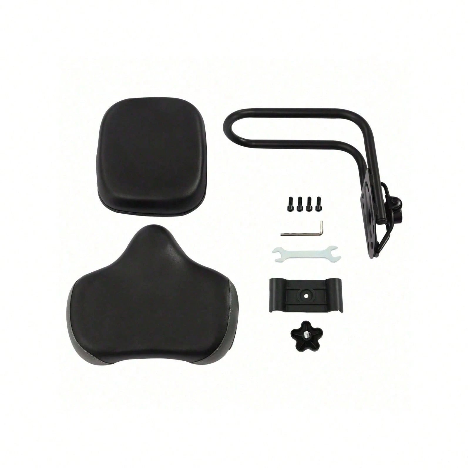Extra Wide Bike Seat With Backrest And Comfortable Ergonomic Design For Men And Women- Adjustable Height Leather Saddle Pad For EBike, Tricycle, And Big Bikes