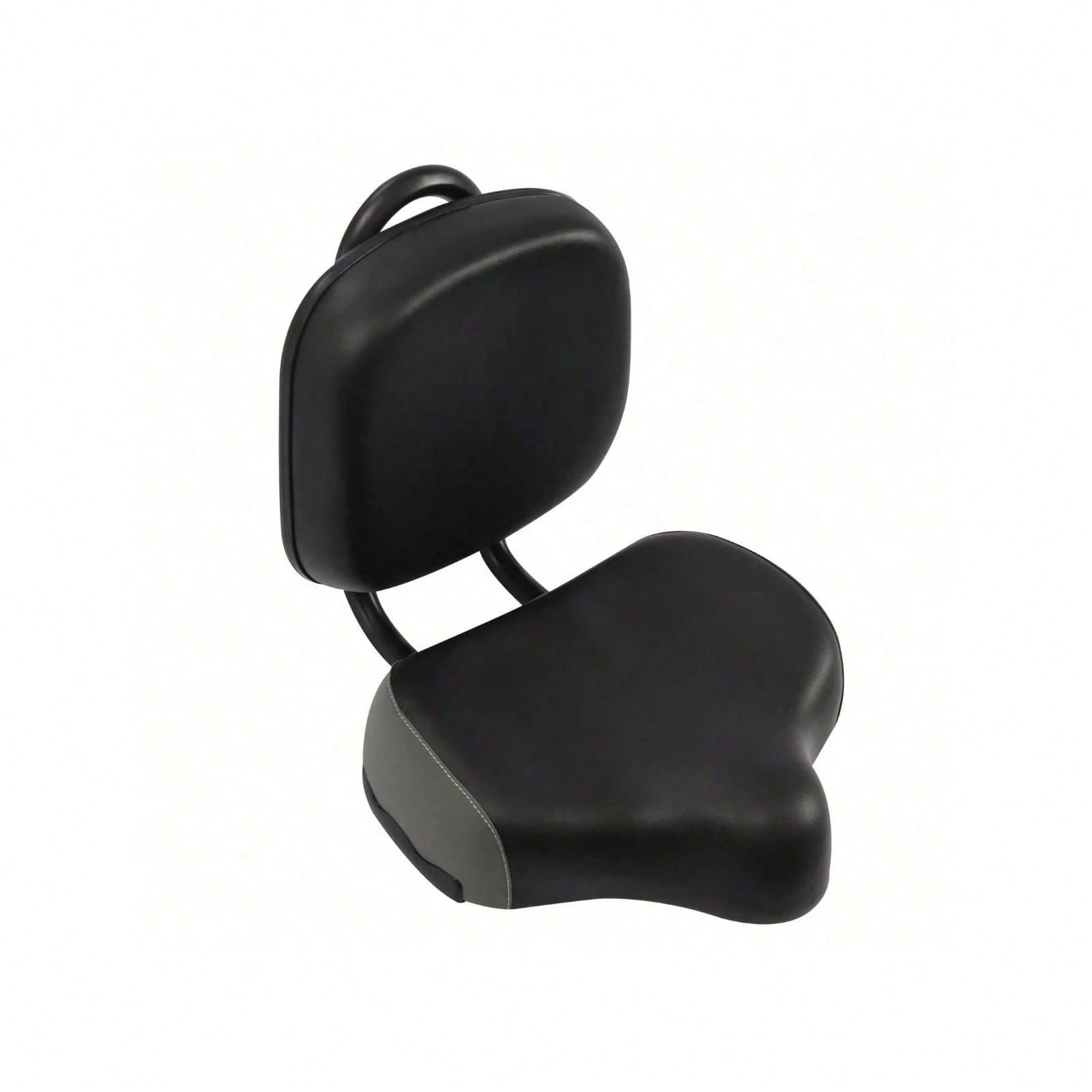 Extra Wide Bike Seat With Backrest And Comfortable Ergonomic Design For Men And Women- Adjustable Height Leather Saddle Pad For EBike, Tricycle, And Big Bikes