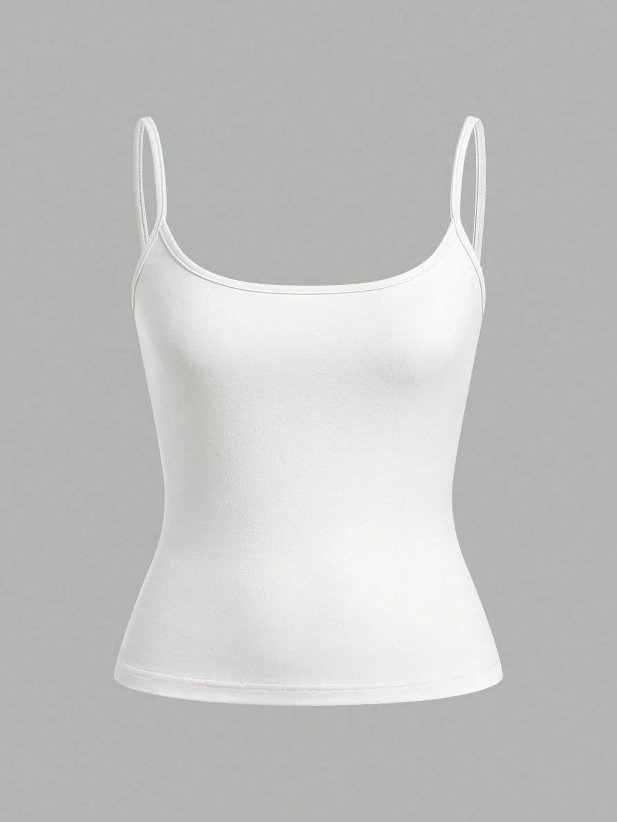 EZwear 3pcs/Set Women's Black, Light Grey, White Camisole Crop Top, Sexy & Tight Fitting, Suitable For Summer