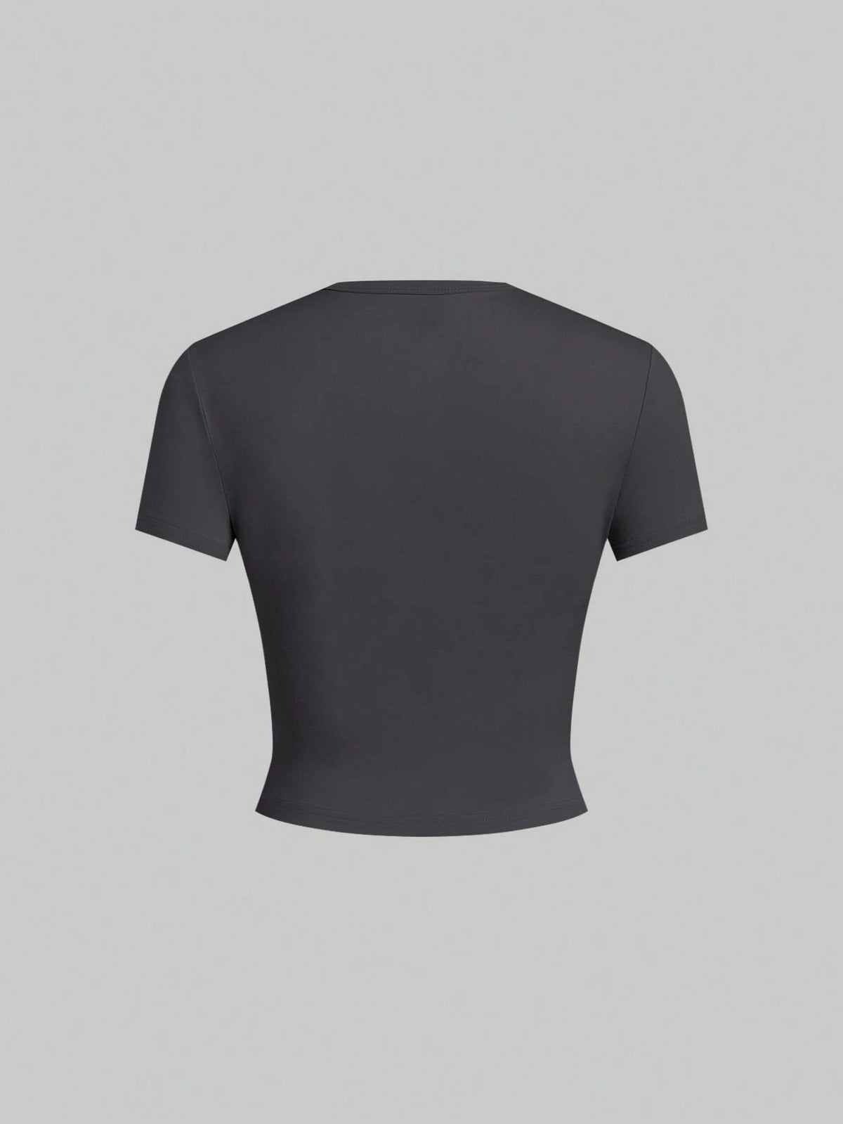 EZwear 5pcs/Set Solid Color Fitted Tank Tops & Tees