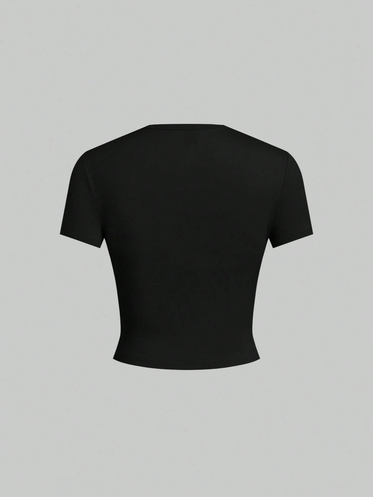EZwear 5pcs/Set Solid Color Fitted Tank Tops & Tees