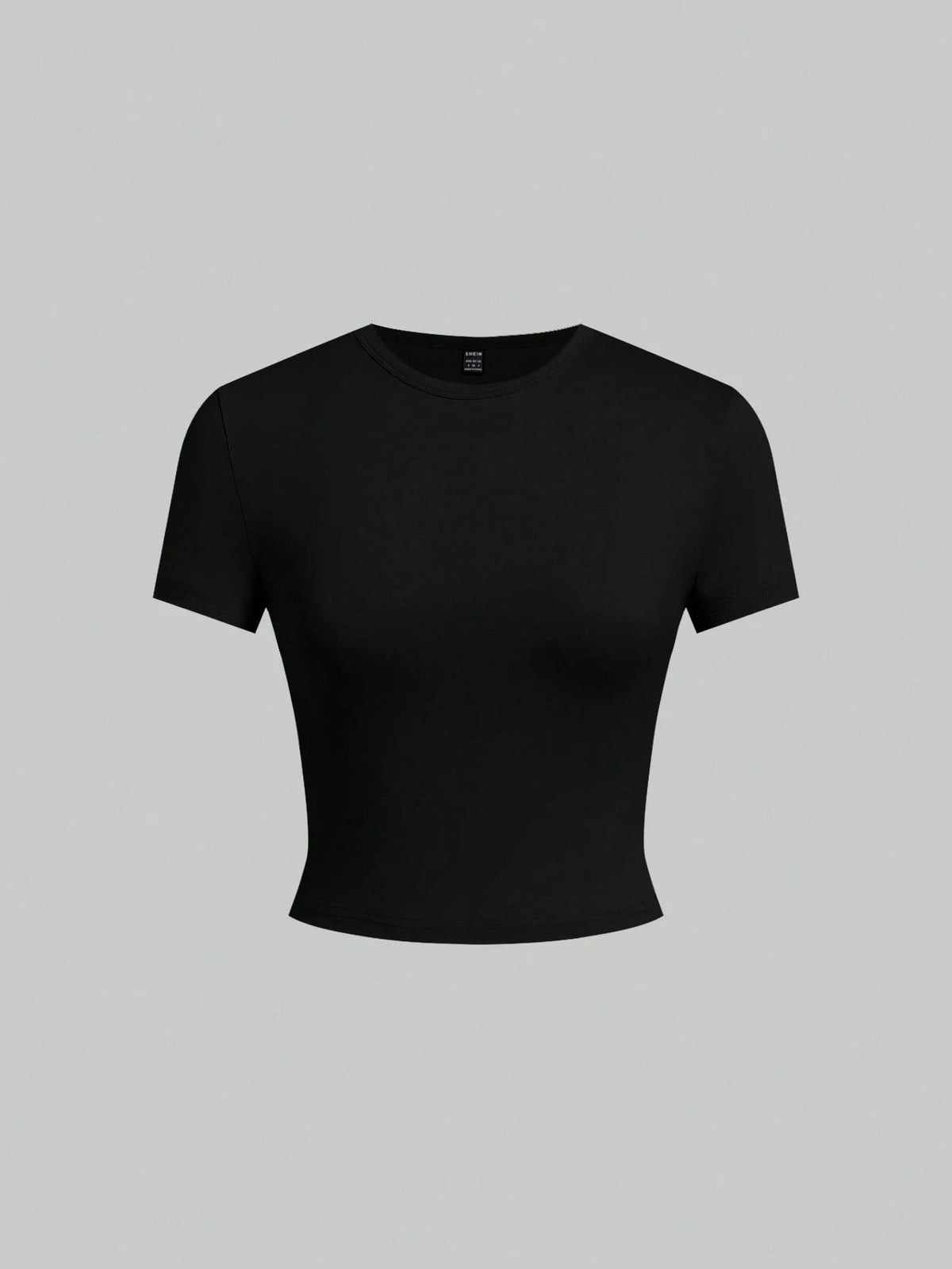 EZwear 5pcs/Set Solid Color Fitted Tank Tops & Tees