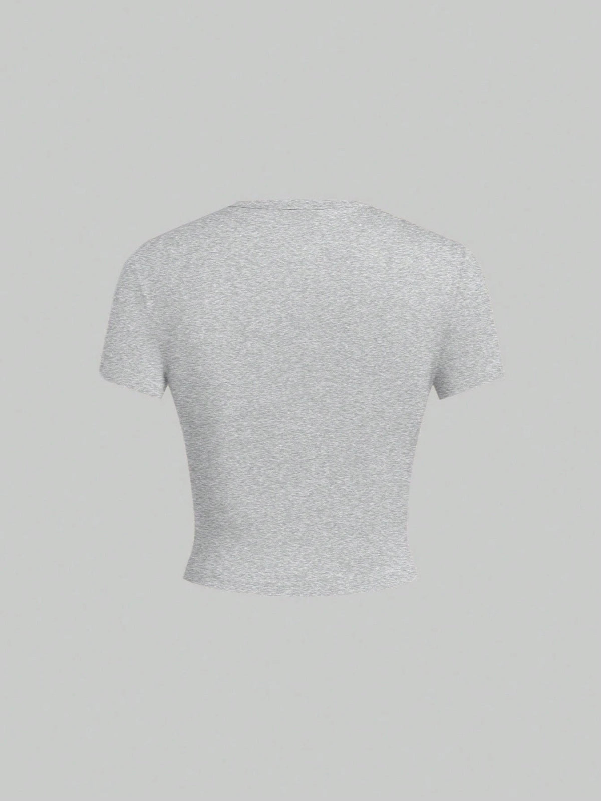 EZwear 5pcs/Set Solid Color Fitted Tank Tops & Tees