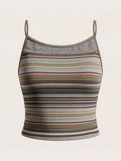 EZwear Striped Cami Top