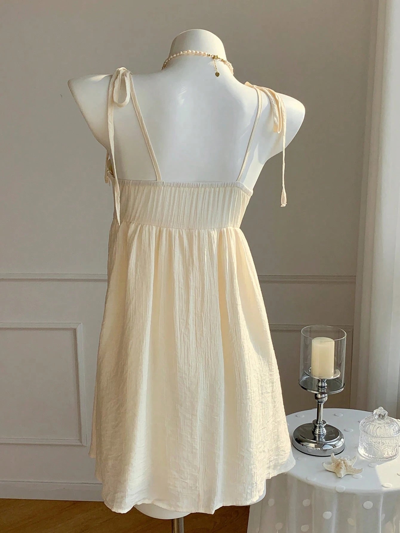EZwear Women Solid Color Twist Detail Casual Camisole Dress,Summer Dresses For Women