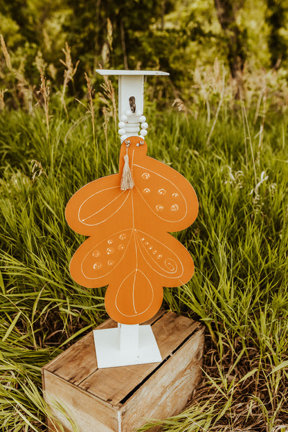 Fall Teardrop Leaf Door Hanger