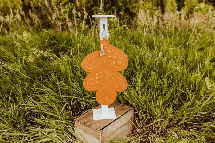 Fall Teardrop Leaf Door Hanger