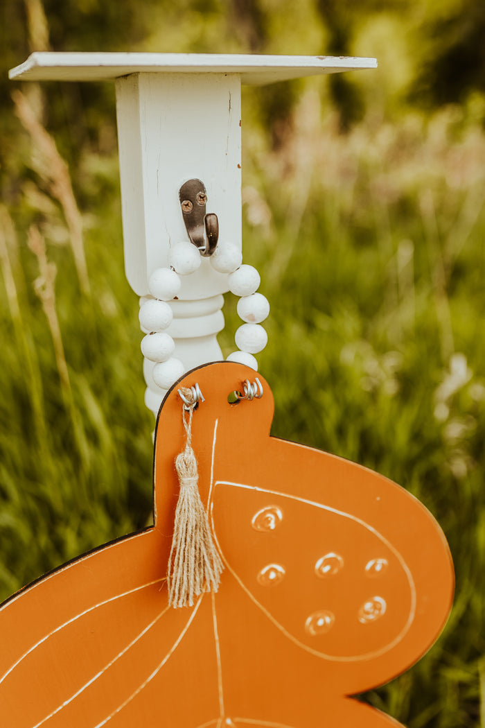 Fall Teardrop Leaf Door Hanger