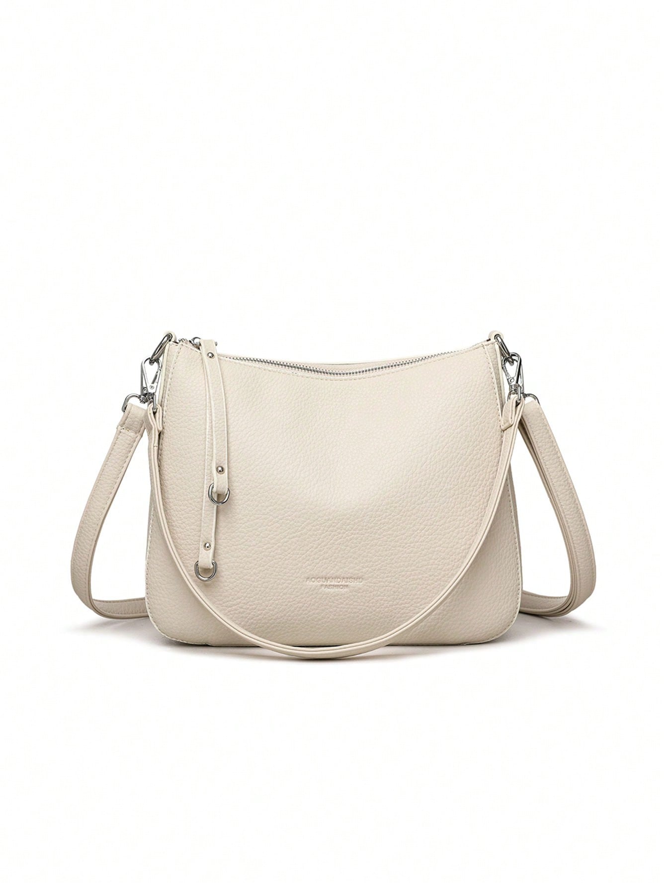 Fashionable, Simple, Solid Color Multifunctional Shoulder Bag, Niche Design Retro Synthetic Leather Crossbody Bag, Suitable For Shopping Commuting