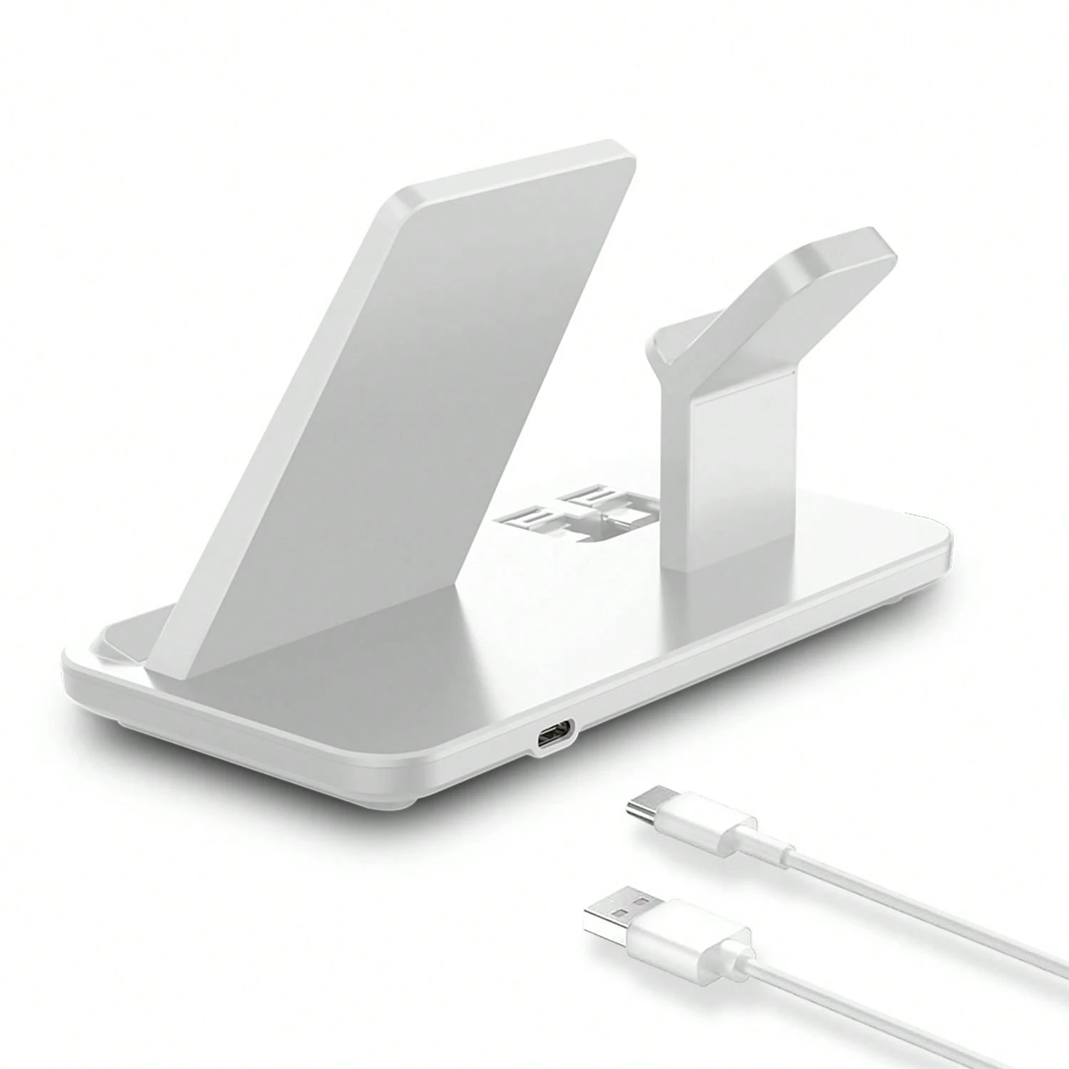 Fast Charging Dock Station For Multiple Devices- 15W 3 In 1 Wireless Charger Stand Compatible With IPhone 17/Air/16/15/14/13/12/11/Pro/Max/XS/XR/X/8/Plus, Compatible With Apple Watch 11/10/9/8/7/6/5