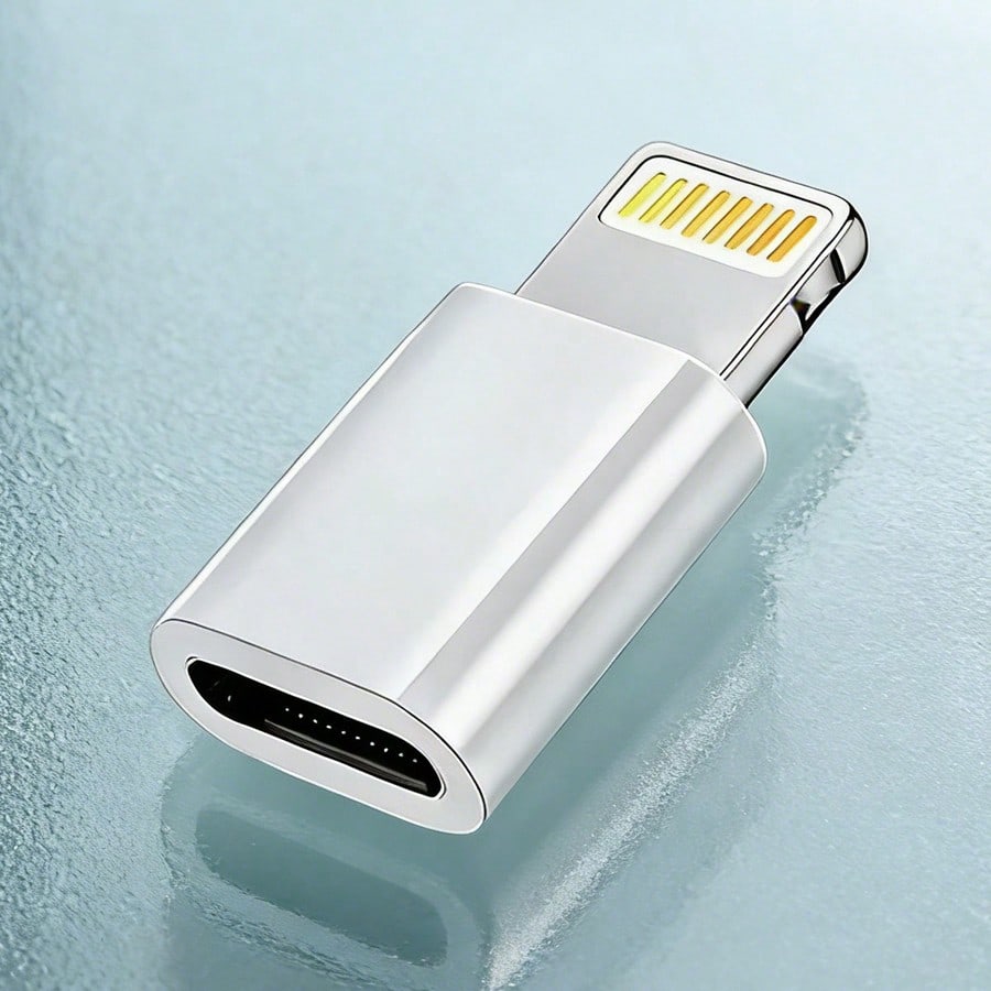 Fast Charging Type-C To Lightning Adapter Compatible With Iphone, Supports Calling/Music Listening/Charging/Data Transfer, Lightning Male To Type-C Female Adapter, Compatible With IPhone Charger And S