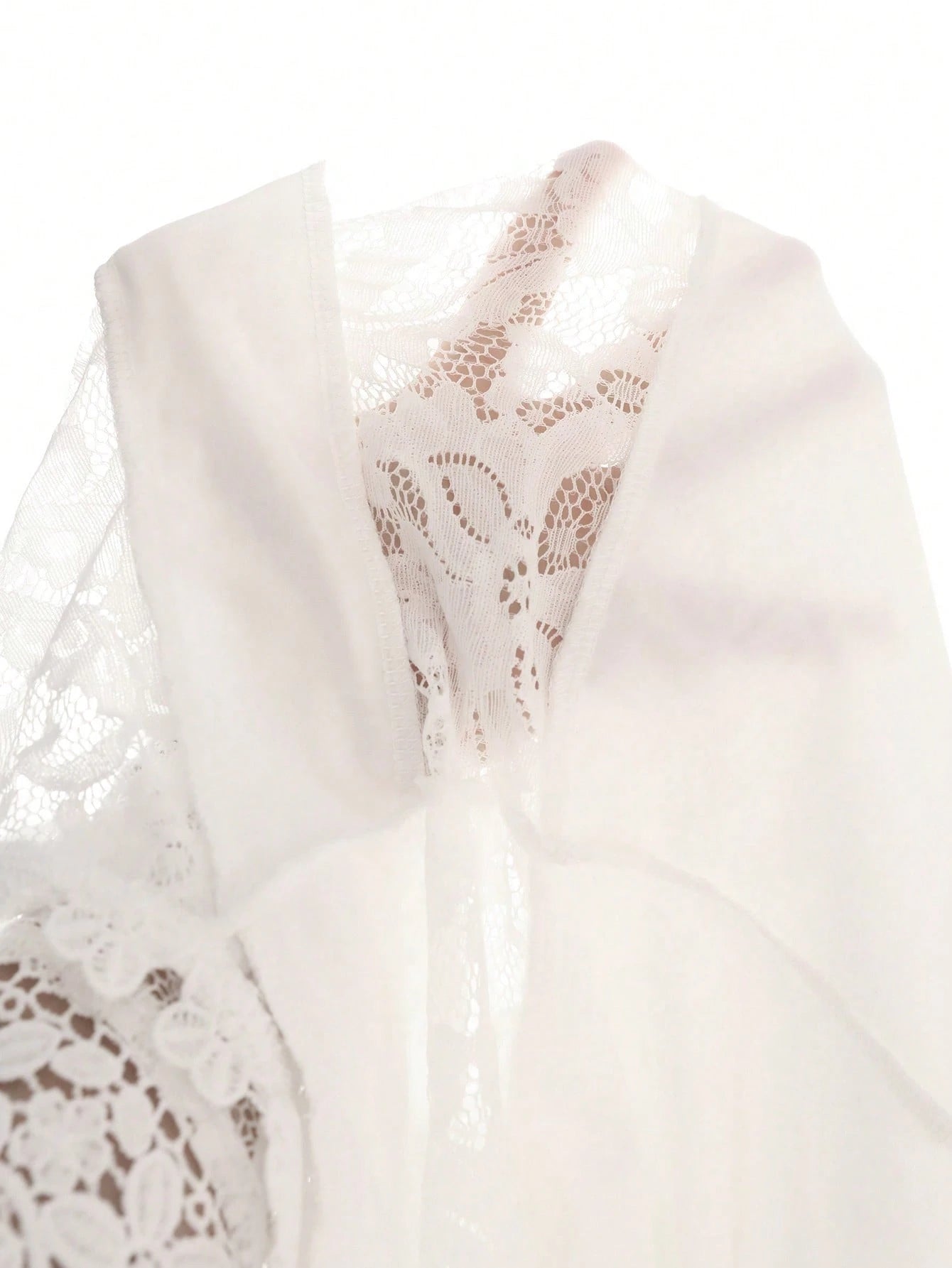 Firerie Women's Hen Party Summer Simple And Elegant White Lace Cap Sleeve And Hollow Waist Dress For Wedding Season